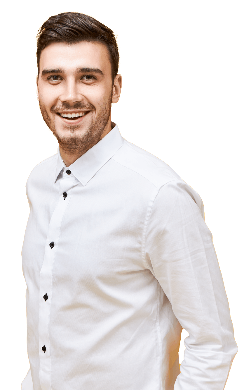 Portrait homme brun