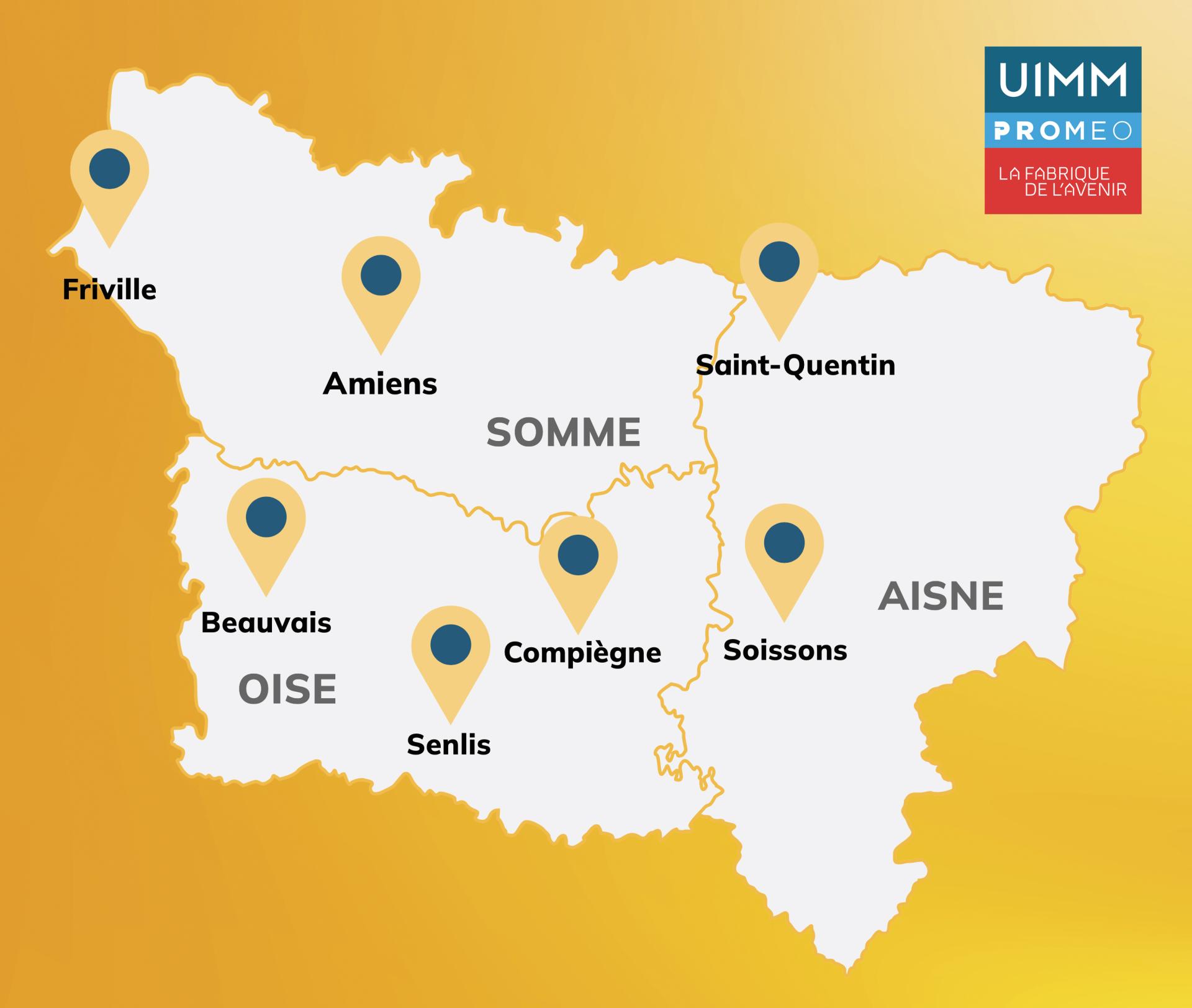 Carte picardie