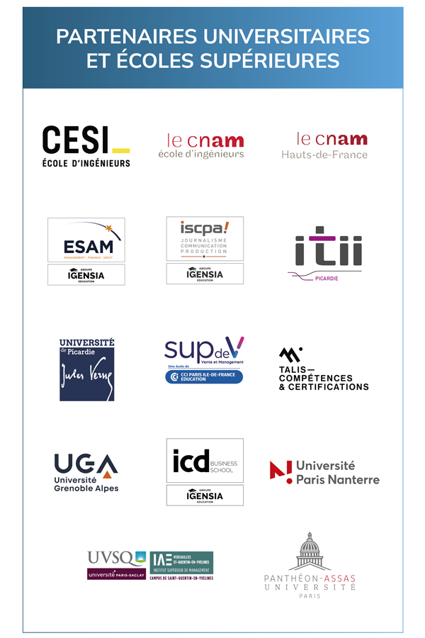 Universités partenaires 2026