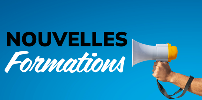 Megaphone Nouvelles formations